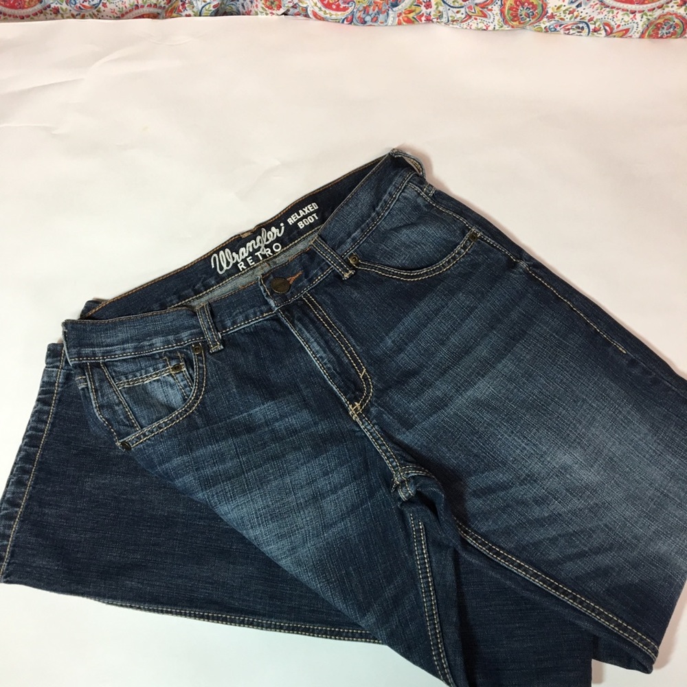 Retro Relaxed Boot Wrangler Jeans